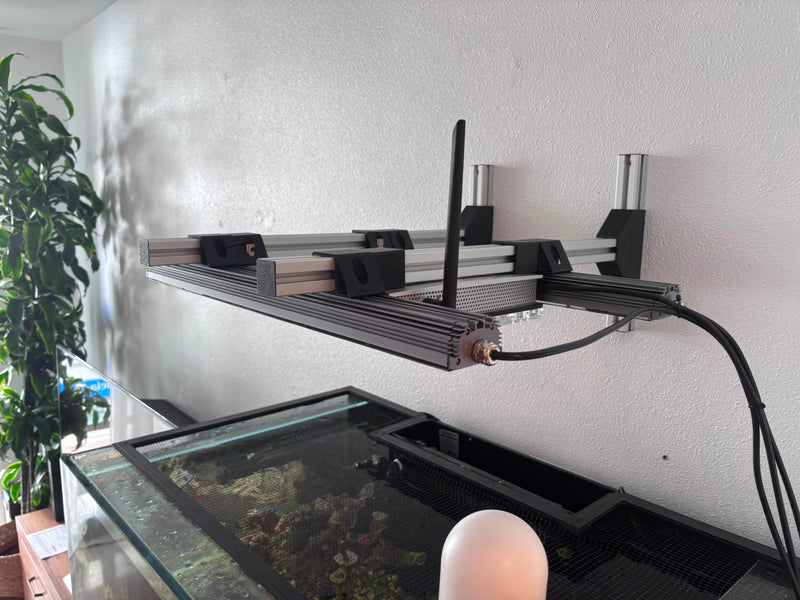 Soporte (MODELO PARED) para colgar pantalla o barra LED de acuario