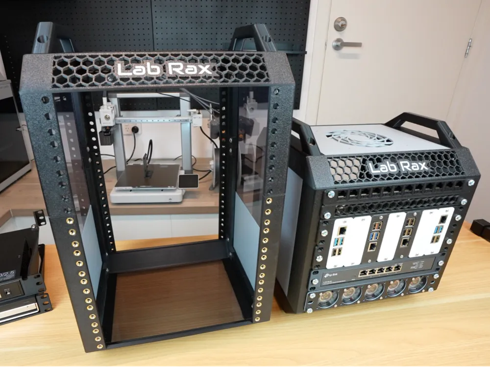 Bastidor Rack 10" Personalizable | Solución para Homelab, Domótica y sistemas de control de acuarios