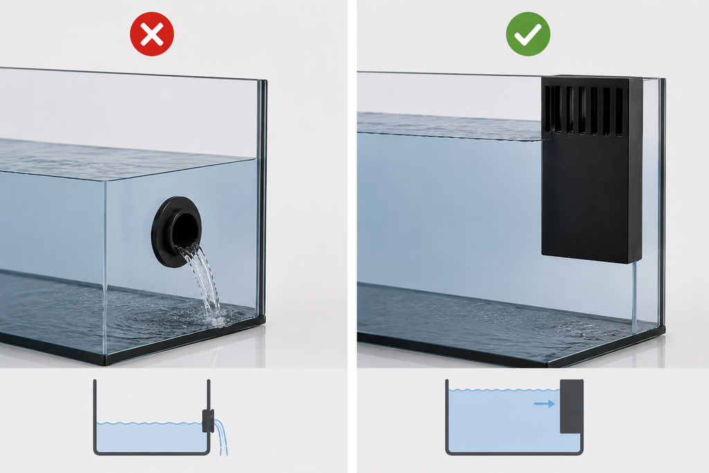 A MEDIDA | Modelo: KoraOverflow LevelUp  |  Rebosadero / Rejilla elevadora de nivel para pasamuros de bajada a sump | Apta para acuarios marinos, plantados