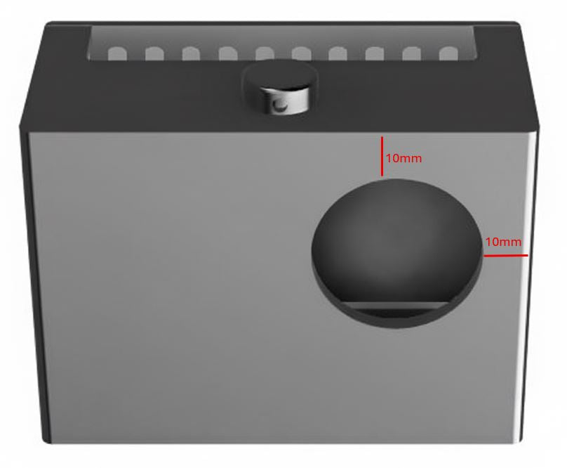Rebosadero universal | Modelo: SilentFlow | Rejilla universal insonorizada para bajada a sump