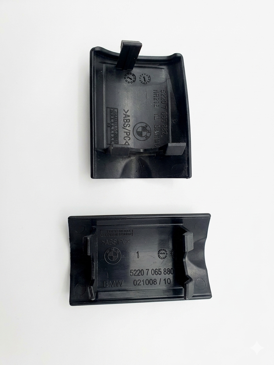 Tapas ISOFIX para BMW Serie 5 E60 | Pack 2 unidades | Ref: 52207065880, 52207065882, 52207135818, 52207135820