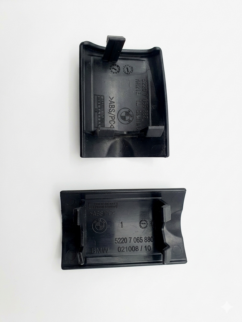 Tapas ISOFIX para BMW Serie 5 E60 | Pack 2 unidades | Ref: 52207065880, 52207065882, 52207135818, 52207135820