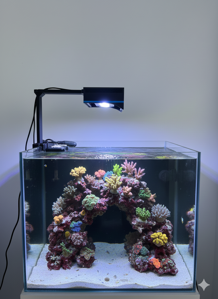 Cobertura anti-spill / Visera / Difusor para lámpara led | pantalla Radion, Kessil, Nicrew, Hydra, Popbloom.......
