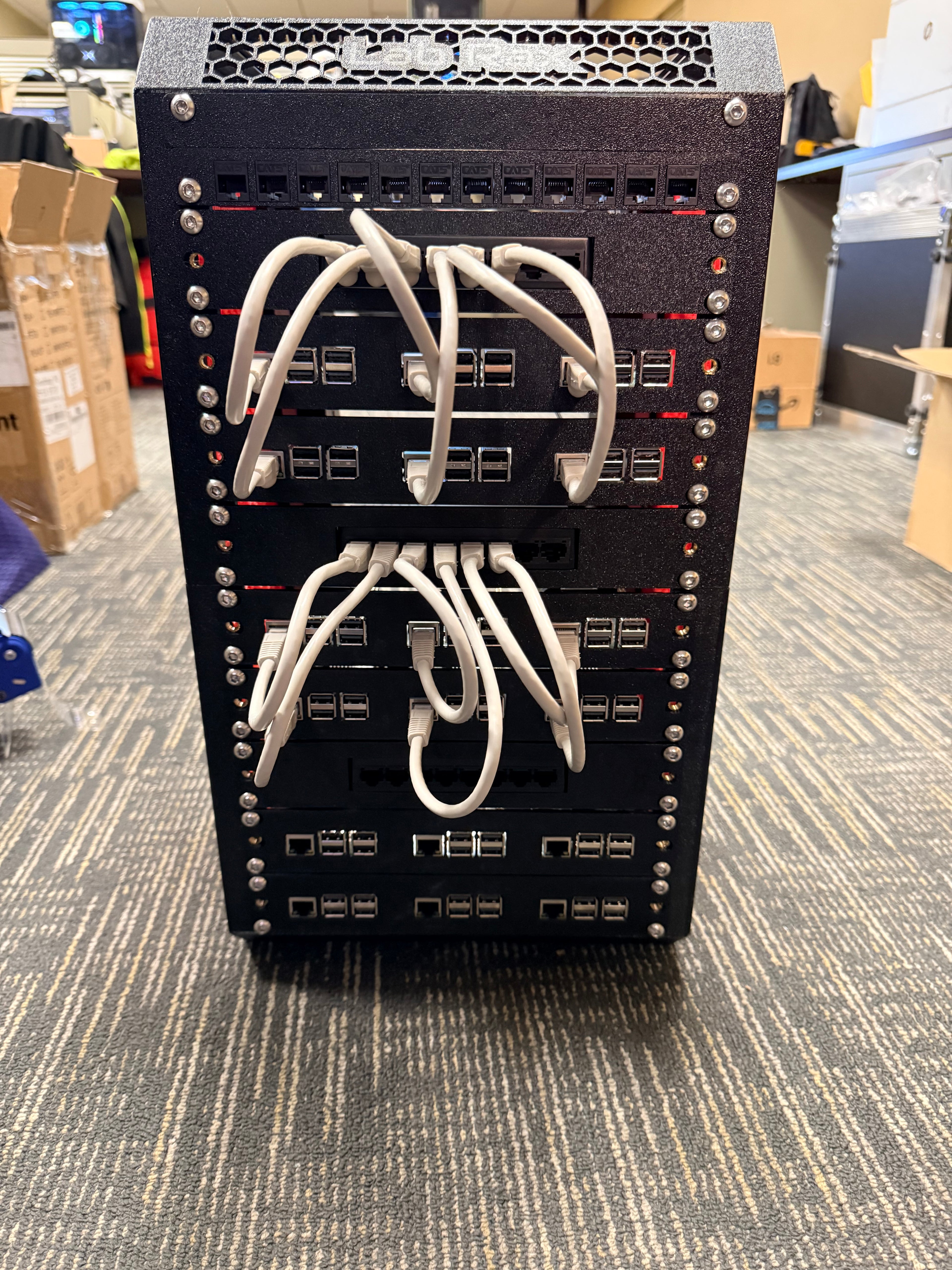 Bastidor Rack 10" Personalizable | Solución para Homelab, Domótica y sistemas de control de acuarios