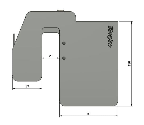 Rebosadero tipo Blau para sump sin taladrar la urna | Con sistema antidescebado y peine ajustable | Opciones de bajada 32/40 mm y hueco 20/32 mm