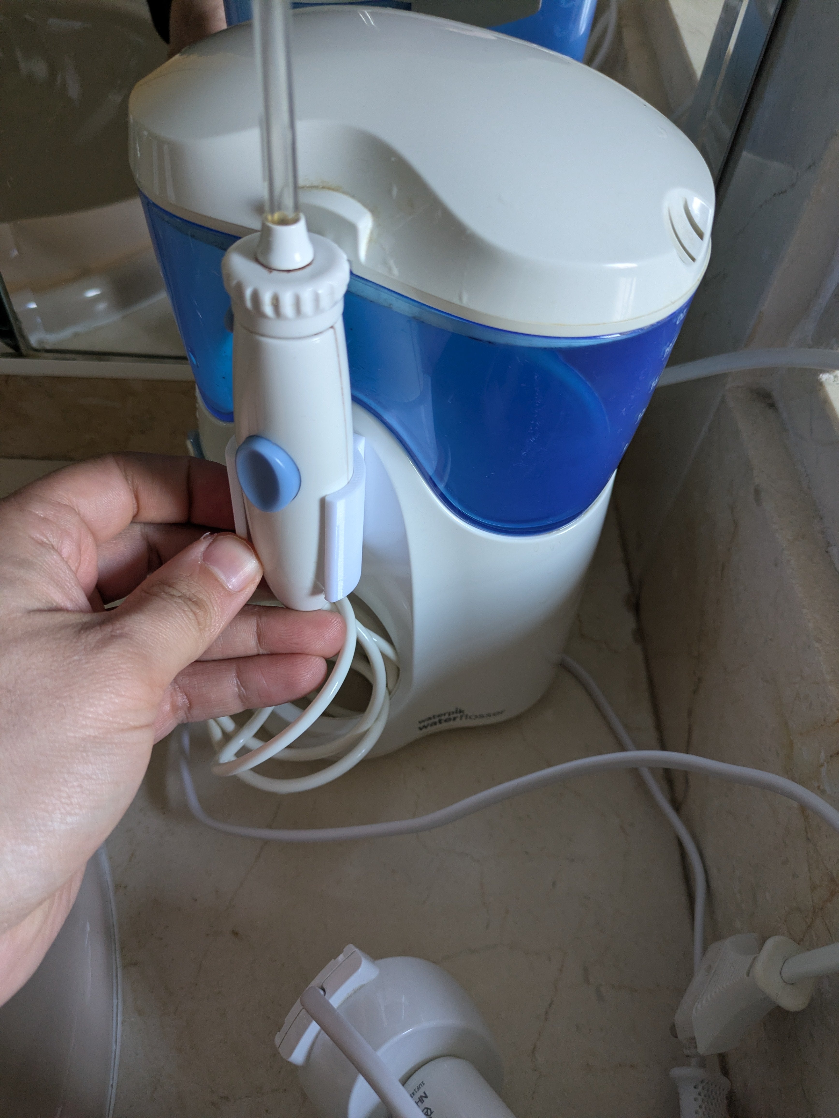 Soporte de repuesto para mango de irrigador Waterpik WP-100 Ultra Impresión 3D
