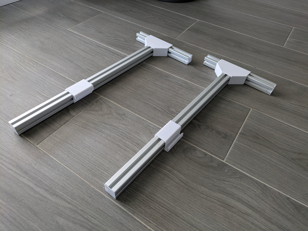 Estructura de aluminio (MODELO PARED) para colgar pantallas de acuario