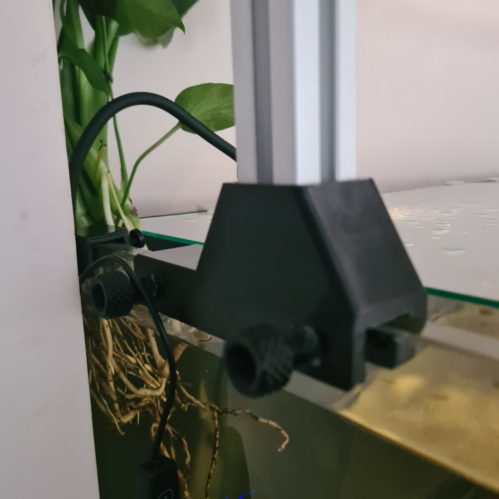 Estructura de aluminio (MODELO ACUARIO) para colgar pantallas de acuario