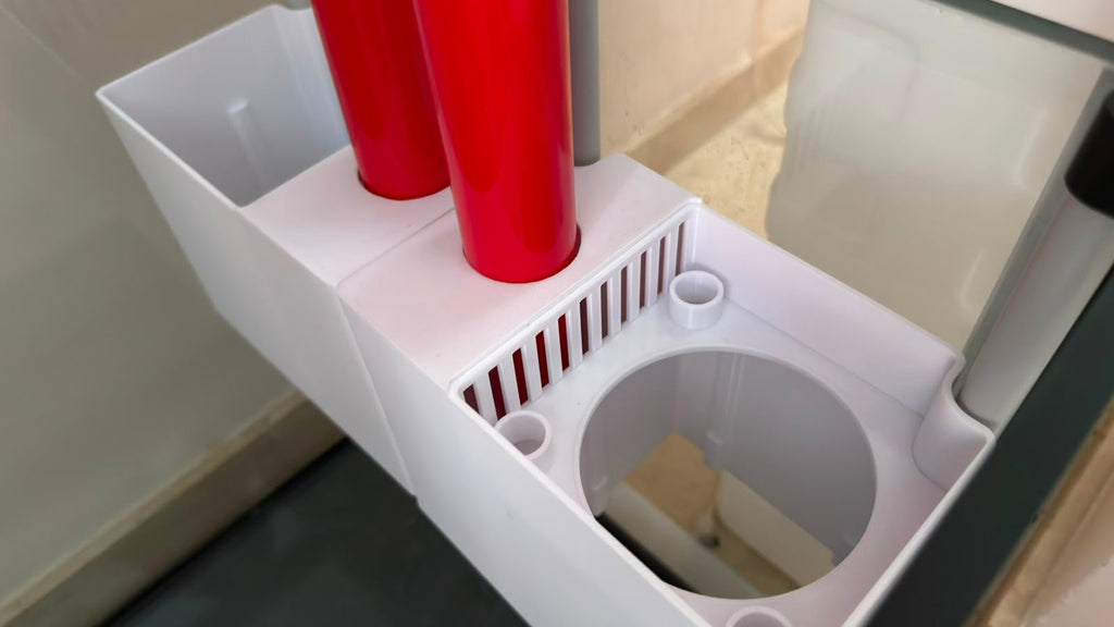 Caja de filtrado | Modelo: KoraDrain Hybrid | 1 calcetin + cestas de medios