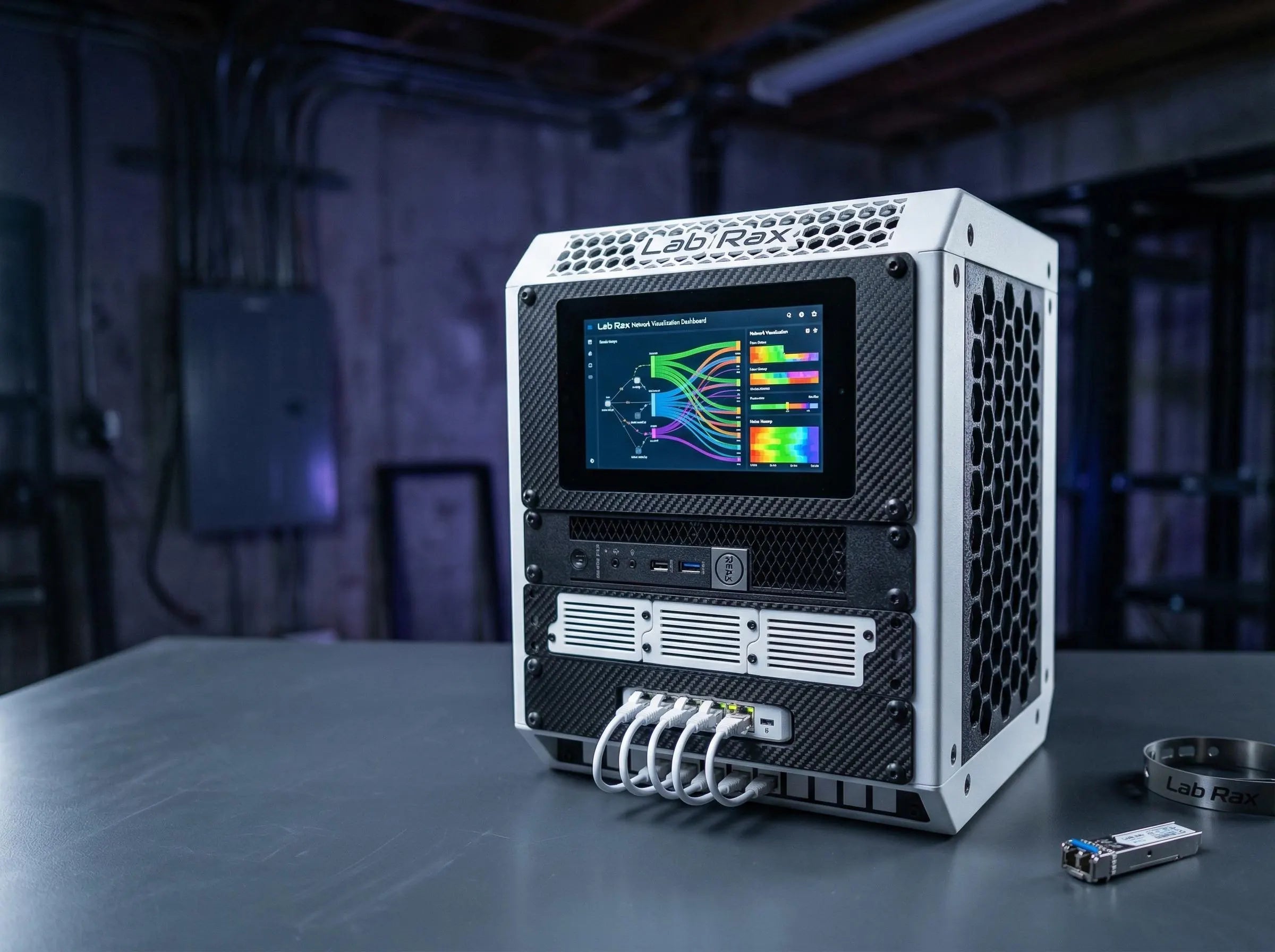 Bastidor Rack 10" Personalizable | Solución para Homelab, Domótica y sistemas de control de acuarios