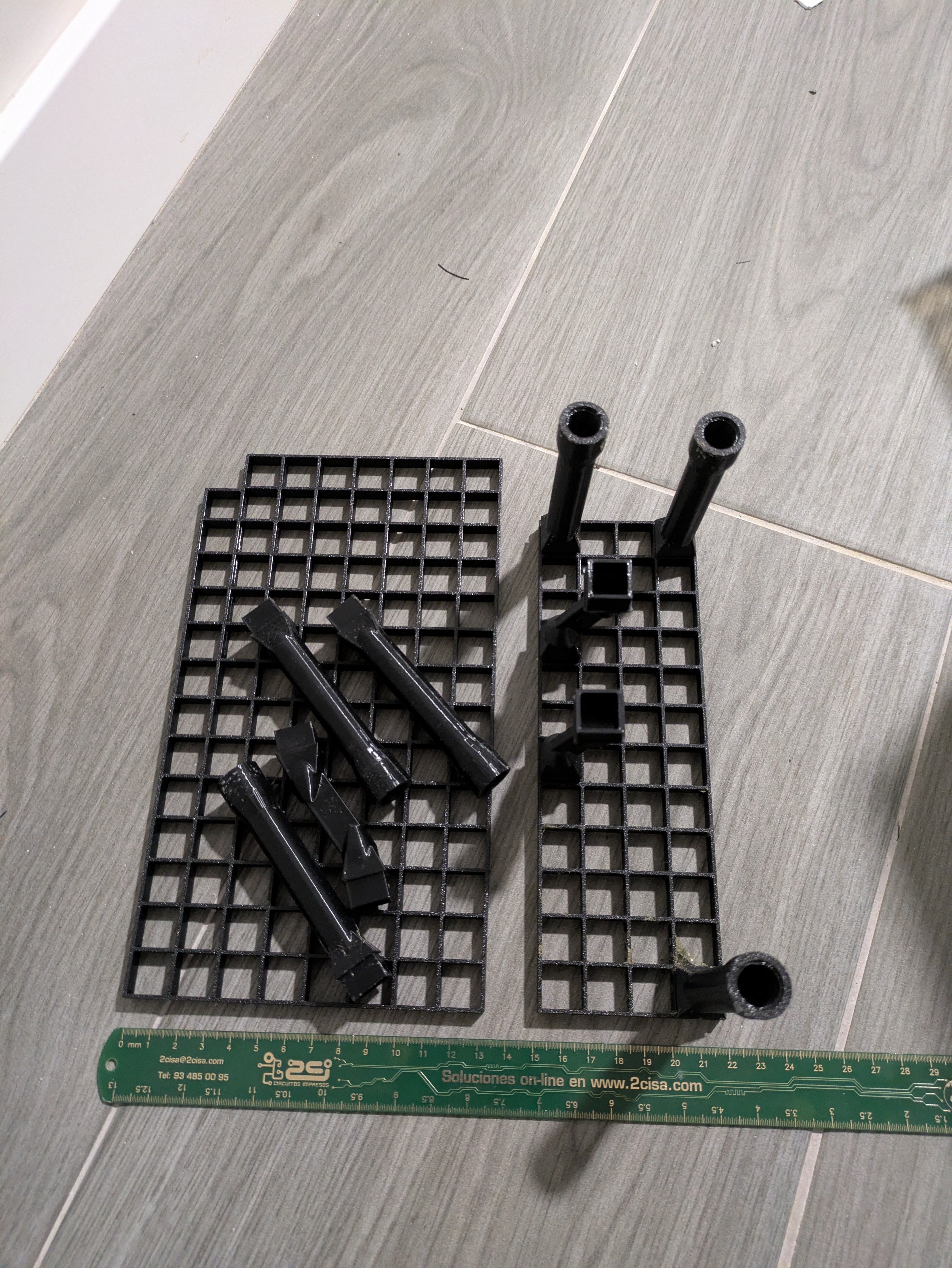 Set Rejilla para corales, frag rack