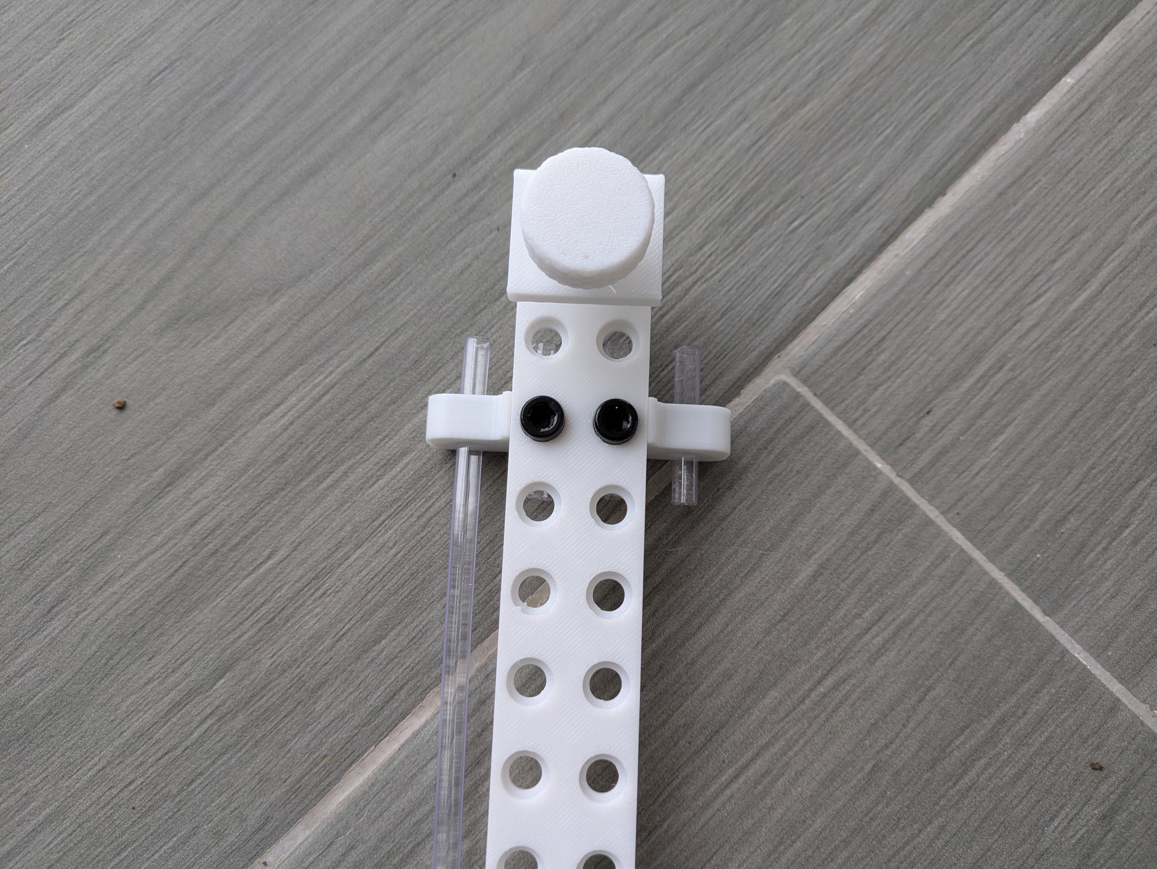 Soporte tubos dosificadoras | Modelo 1 | Ajustable en altura